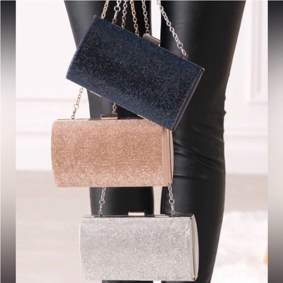 RARE rose gold diamond clutch bag - Picture 3 of 6